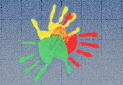 logo mit hand